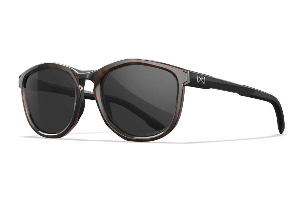 Wiley X Bravo slnečné okuliare, Gloss Tortoise / CAPTIVATE™ Polarized Grey