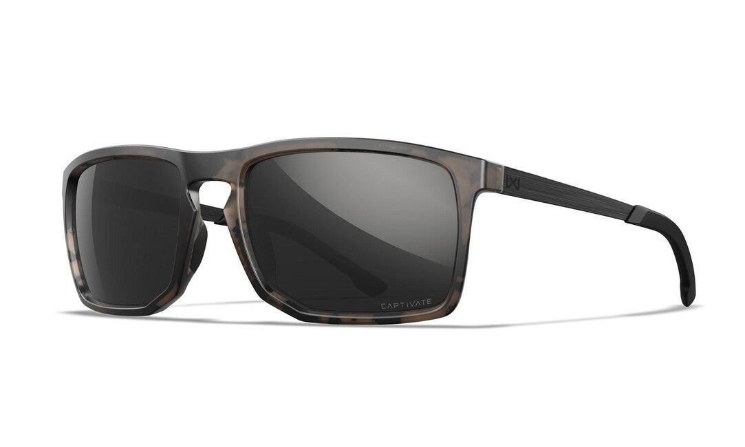 Wiley X Axe sunčane naočale Captivate Polarized Black Mirror/Matte Tortoise Brown