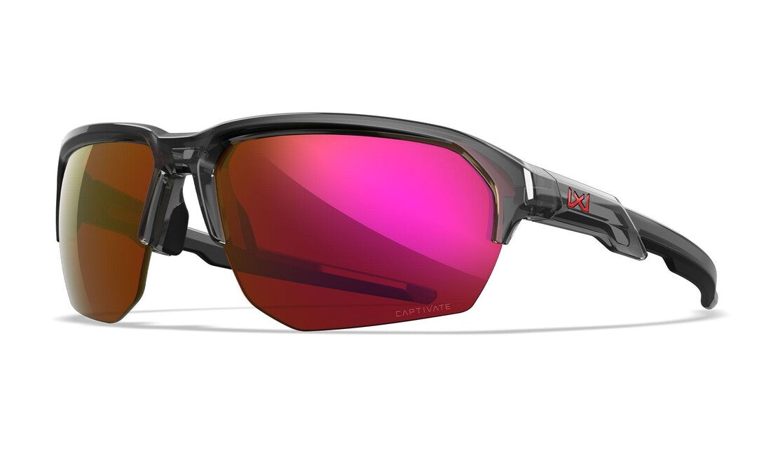 Wiley X Jakl sunčane naočale, Captivate Red Mirror/Gloss Crystal Grey