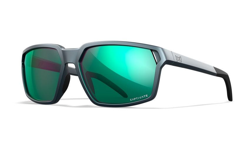 Wiley X Sierra sunčane naočale Captivate Polarized, matte graphite, green mirror