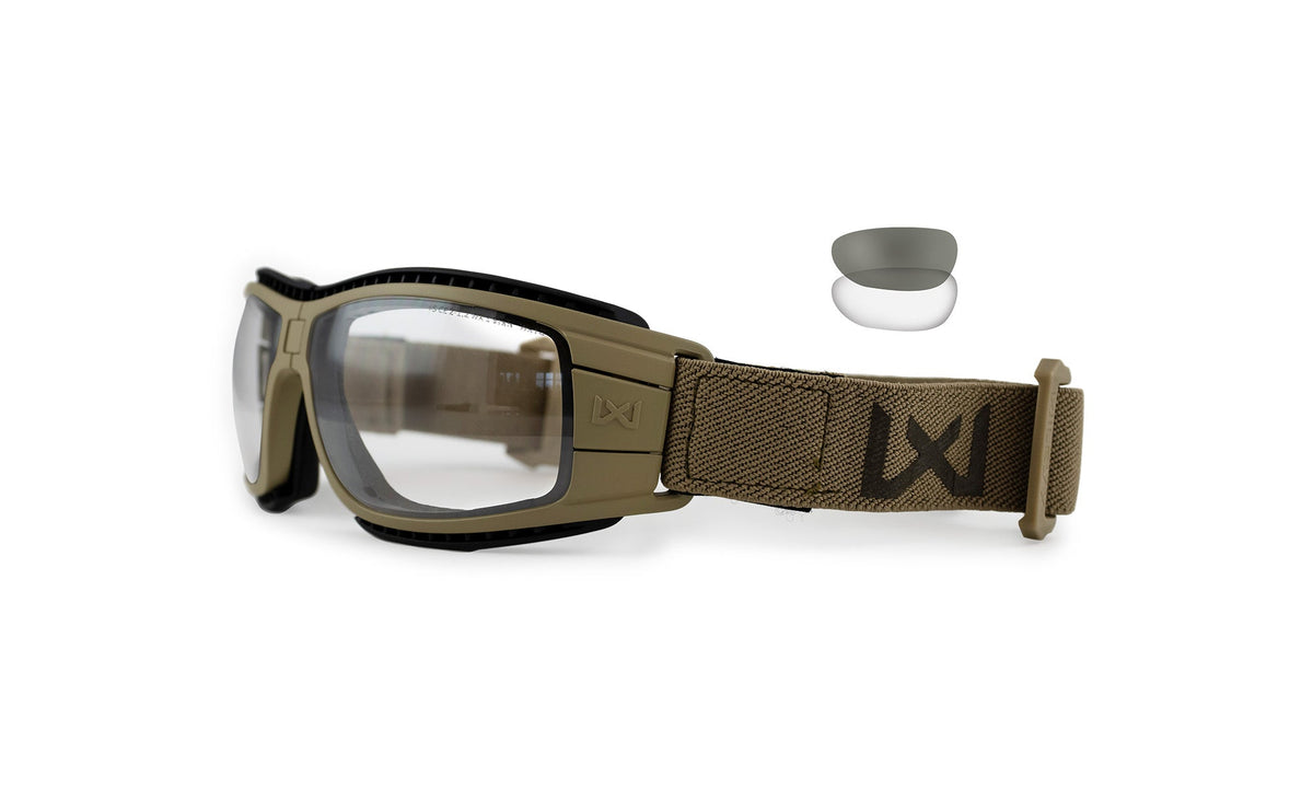 Wiley X Lynx naočale, Grey/Clear, matte tan