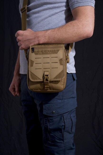 Pentagon Messenger torba preko ramena, crna