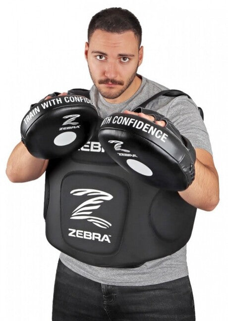 Zebra Pro boksačke šape 1 par, crne