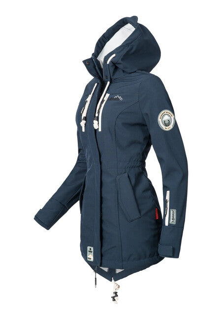Marikoo ZIMTZICKE P softshell jakna s kapuljačom, ženska zimska