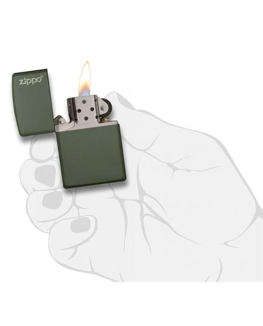 Zippo benzinski upaljač, maslinasto zeleni matni