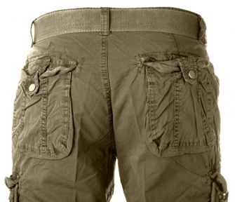 Mil-tec Vintage kratke hlače Prewash maslinasto zelene
