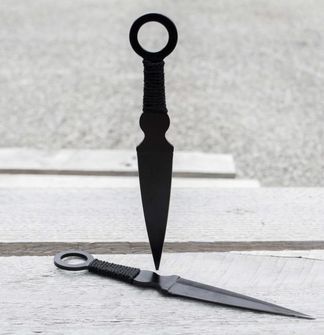Bacajući noževi mini string, 16cm, 3 komada, crni