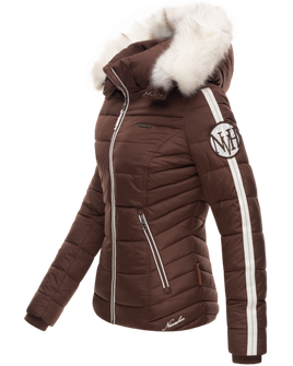Navahoo KHINGAA´S ženska zimska jakna s kapuljačom, boja čokolade