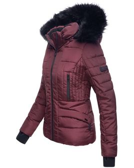 Navahoo Adele ženska zimska jakna s kapuljačom, wine