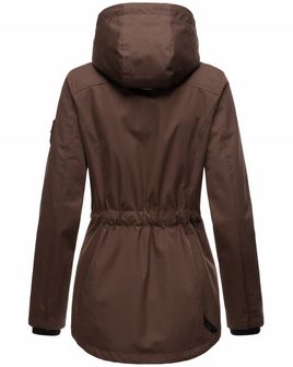 Marikoo BABETAA PRINCESS ženska prehodna jakna s kapuco, temna čokolada