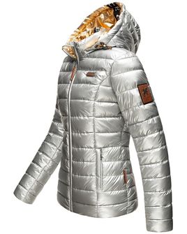 Navahoo Aurelianaa ženska zimska jakna s kapuljačom, srebrna