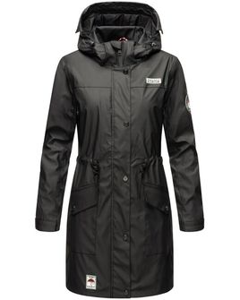 Navahoo Deike ženska zimska kišna jakna s kapuljačom, crna