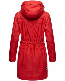 Navahoo Deike ženska zimska jakna za kišu s kapuljačom, crvena