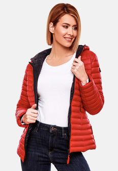 Marikoo ASRAA Ženska prijelazna jakna s kapuljačom, crvena