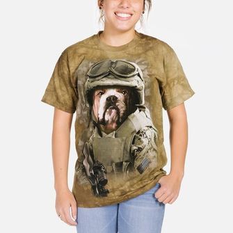 The Mountain 3D majica vojnog psa, unisex