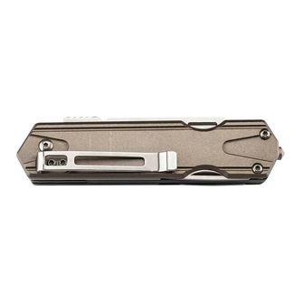 Herbertz višenamjenski jednoručni nož 6,5cm, 7 funkcija, aluminij, zlato