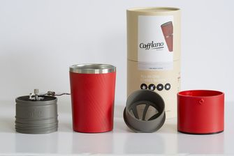 Cafflano Klasični aparat za kavu, crveni