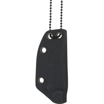 BlackField Nož na vrat, crni, 12,5 cm