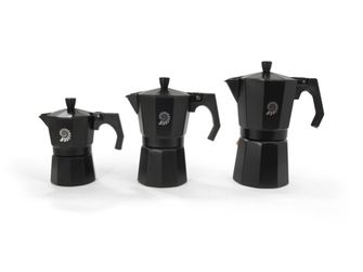 Origin Outdoors Espresso aparat za kavu za 3 šalice, crni