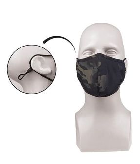 Mil-tec zaštitna maska, multitarn crna