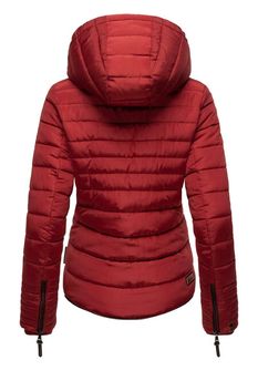 Marikoo Amber ženska zimska jakna s kapuljačom, krvavo crvena