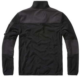Brandit Flis jakna na zatvarač Ripstop, crna