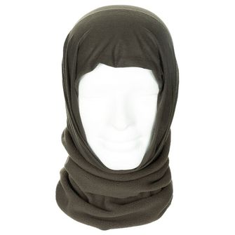 MFH Naramenica s pokrivalom za glavu, flis, OD zelena