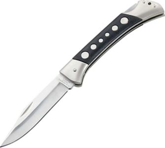 Herbertz džepni nož 9,2 cm, crni, plastika, nehrđajući čelik