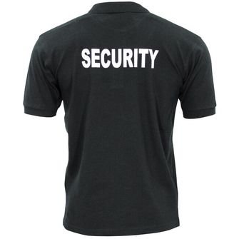 MFH Polo majica Security s kratkim rukavima, crna
