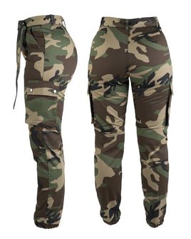 Mil-Tec vojničke ženske hlače, woodland