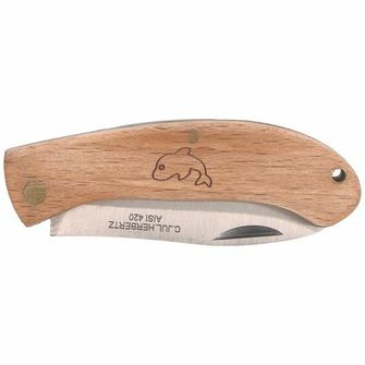 Dječji džepni nož Herbertz 6 cm, drvo bukve, motiv delfina