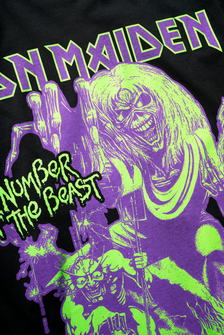 Brandit Iron Maiden majica Number of the Beast I, crna