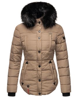 Marikoo LOTUSBLUTE ženska zimska jakna, sivkasto bež
