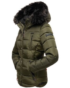 Marikoo LOTUSBLUTE ženska zimska jakna, maslinova