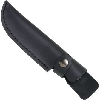 Haller Nož s čvrstim oštricom, drvenom ručkom, kožnom futrolom