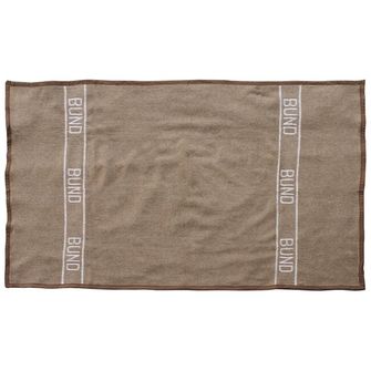 MFH Vunena deka, smeđa, približno 220 x 130 cm