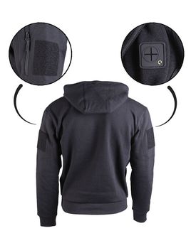 Mil-Tec taktička majica s kapuljačom, crna