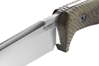 Lionsteel Srednje dugačak nož s ručkom od micarte T5 CVG