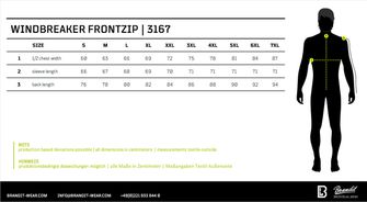 Brandit Frontzip Windbreaker jakna, antracit
