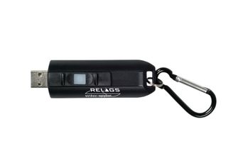 BasicNature USB LED ključanica crna