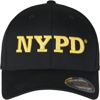 Brandit NYPD 3D Logo Flexfit kapa, crna