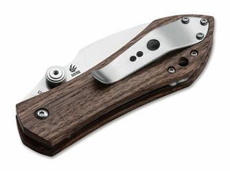 Böker Plus ANSO 67 PRO čvrsti preklopni džepni nož 8,7 cm, Zebrawood drvo, najlonske korice