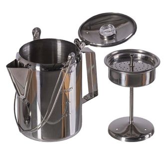 Mil-tec čajnik od nehrđajućeg čelika s perkolatorom, 1,3 L