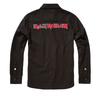 Brandit Iron Maiden Luis košulja, crna