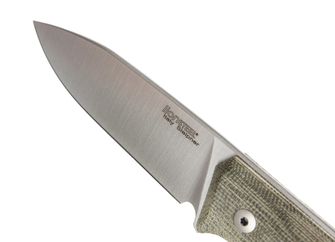 Lionsteel Nož tipa bushcraft s čvrstim oštricom od čelika Sleipner B35 CVG