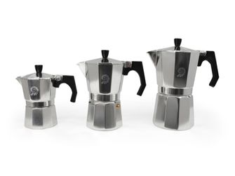 Origin Outdoors Espresso aparat za kavu za 9 šalica, nehrđajući čelik