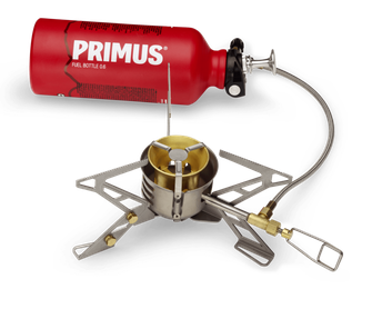 PRIMUS kuhalo OmniFuel II zajedno s bocom goriva i kutijom