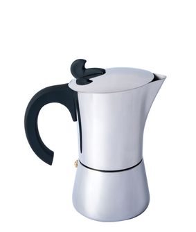 BasicNature Inox Espresso aparat za kavu za 2 šalice