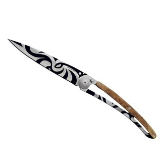 Deejo preklopni nož Tattoo Tribal klekovina