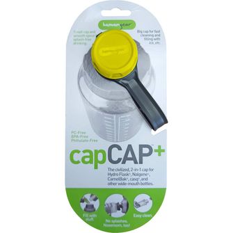 humangear capCAP+ Poklopac za bocu promjera 5,3 cm žute boje